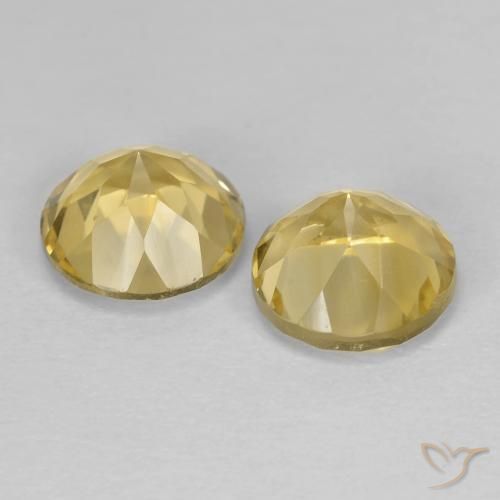 Achetez naturel 2.44ct Doré vif Citrine gems, Coupe roude, En provenance Brésil chez GemSelect. En stock, livraison internationale!