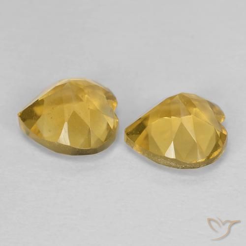 Shop natural 1.49ct Doré jaunâtre Citrine gems, Cœur, from Brésil at GemSelect. In stock, global shipping!