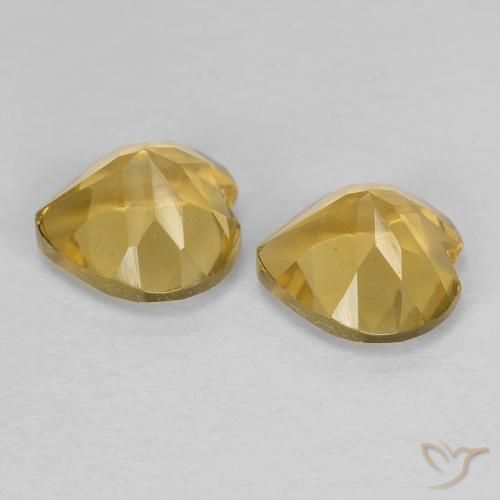 Shop natural 1.53ct Or moyen Citrine gems, Cœur, from Brésil at GemSelect. In stock, global shipping!