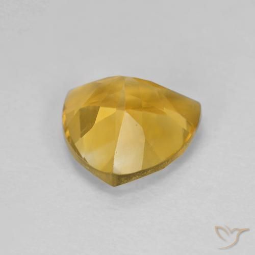 Citrine Doré naturelle Trillion, 1.63 ct, VVS
