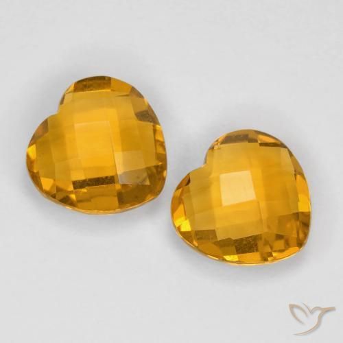 Shop natural 3.00ct Orange-or Citrine gems, Cœur, from Brésil at GemSelect. In stock, global shipping!