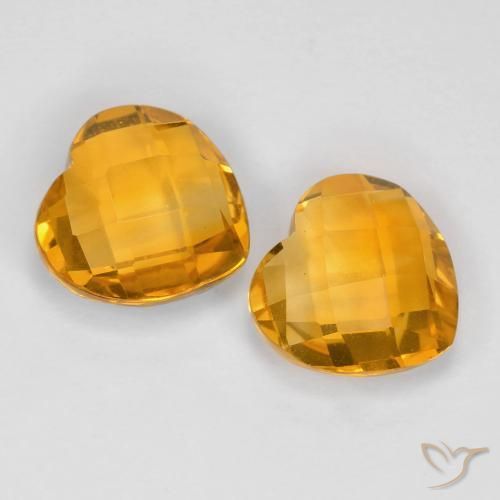 Shop natural 3.41ct Orange-or Citrine gems, Cœur, from Brésil at GemSelect. In stock, global shipping!