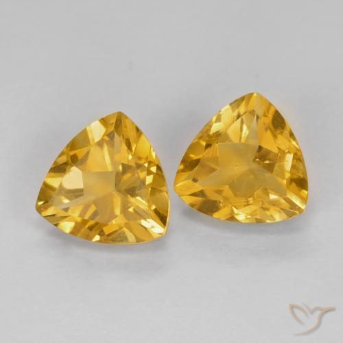 Shop natural 1.51ct Medium Dark-Golden Citrine gems, Trillion, from Brésil at GemSelect. In stock, global shipping!