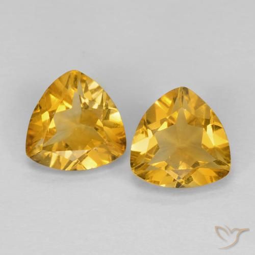 Shop natural 1.40ct Medium Dark-Golden Citrine gems, Trillion, from Brésil at GemSelect. In stock, global shipping!