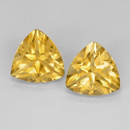 Achetez naturel 3,16ct or moyen citrine gems, trillion, en provenance brésil chez gemselect. en stock, livraison internationale!