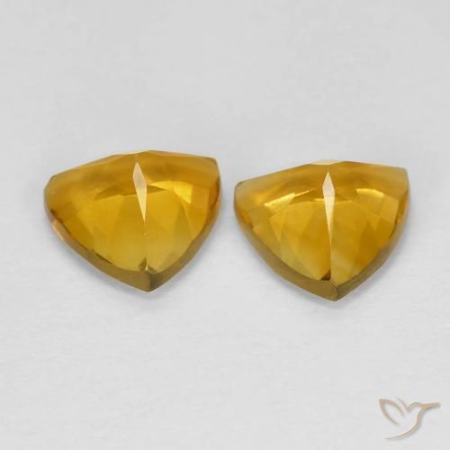 Shop natural 1.31ct Doré Citrine gems, Trillion, from Brésil at GemSelect. In stock, global shipping!