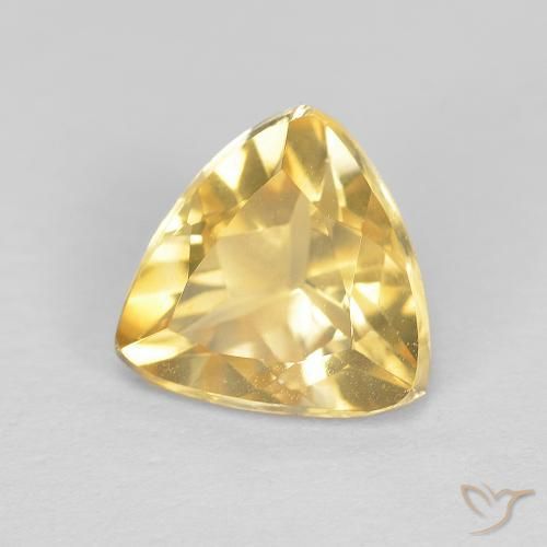 Citrine Or moyen naturelle Trillion, 1.75 ct, VVS