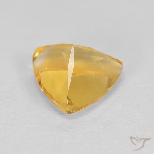 Citrine Or moyen naturelle Trillion, 1.75 ct, VVS