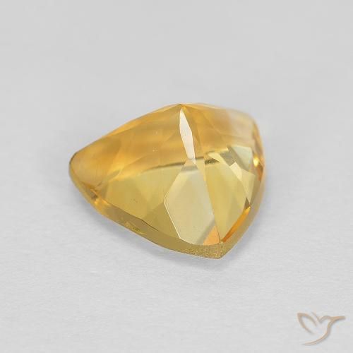 Citrine Or naturelle Trillion, 1.67 ct, VVS