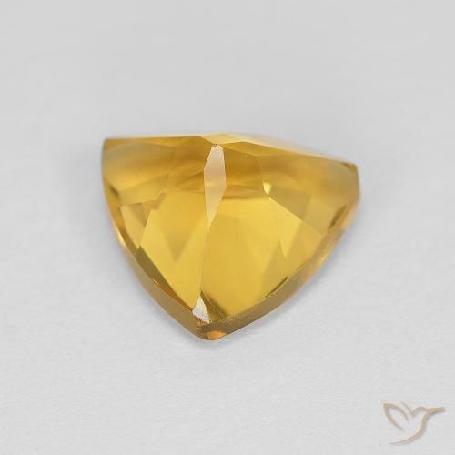 Citrine Or moyen naturelle Trillion, 1.67 ct, VVS
