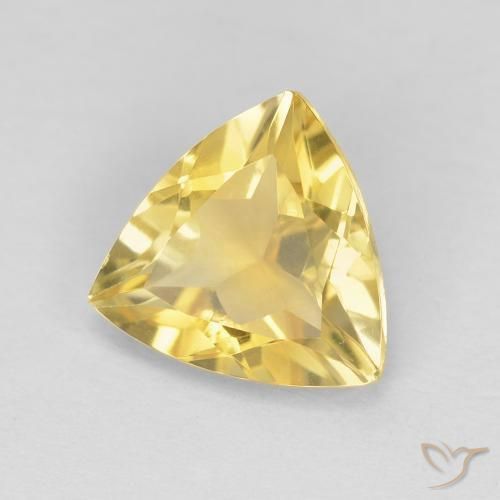 Citrine Doré vif naturelle Trillion, 1.54 ct, VVS