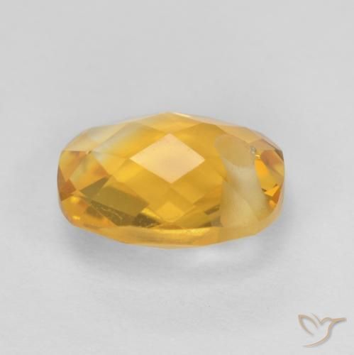 Citrine Doré moyen naturelle Coussin, 1.85 ct, VVS-VS