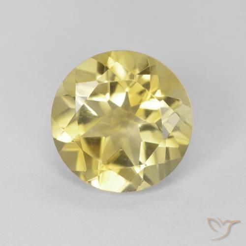 1.75ct Naturel Doré jaunâtre Citrine, Tour, VVS