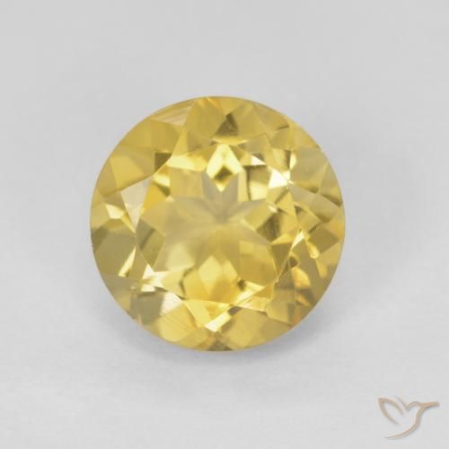 1.89ct Naturel Jaune moutarde Citrine, Tour, VVS