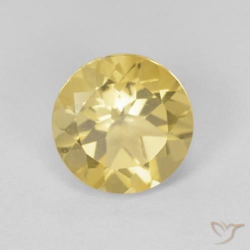 1.88ct Naturel Jaune clair Citrine, Tour, VVS