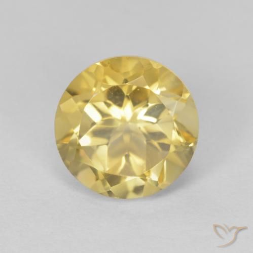 Citrine Marron doré très clair naturelle Tour, 1.96 ct, VVS