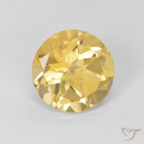 1.77ct Naturel Jaune doré léger Citrine, Tour, VVS
