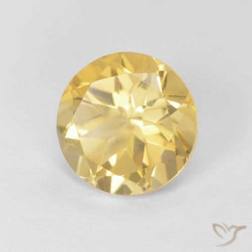 Citrine Jaune doré léger naturelle Tour, 1.77 ct, VVS