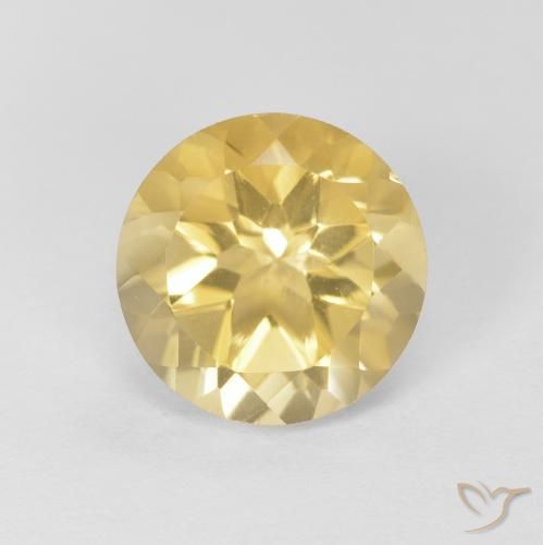 1.86ct Naturel Doré léger Citrine, Tour, VVS