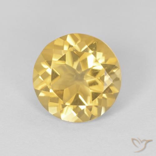 Citrine Jaune doré léger naturelle Tour, 1.74 ct, VVS