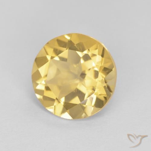 Citrine Jaune doré léger naturelle Tour, 1.74 ct, VVS
