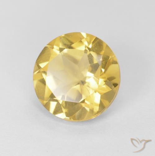 Citrine Jaune doré léger naturelle Tour, 1.69 ct, VVS