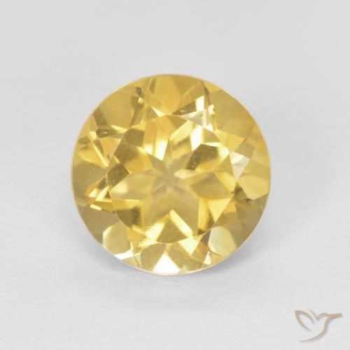 Citrine Jaune doré léger naturelle Tour, 1.98 ct, VVS