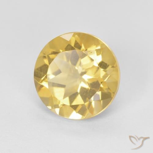 Citrine Jaune doré léger naturelle Tour, 1.98 ct, VVS