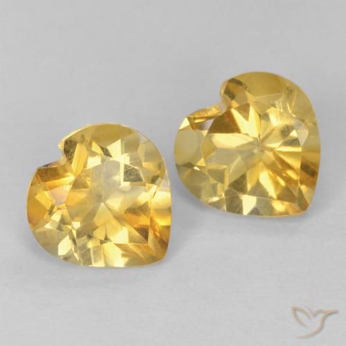Shop natural 1.33ct Or Citrine gems, Cœur, from Brésil at GemSelect. In stock, global shipping!