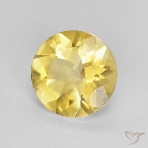 Citrine Jaune moyen naturelle Tour, 1.60 ct, VVS
