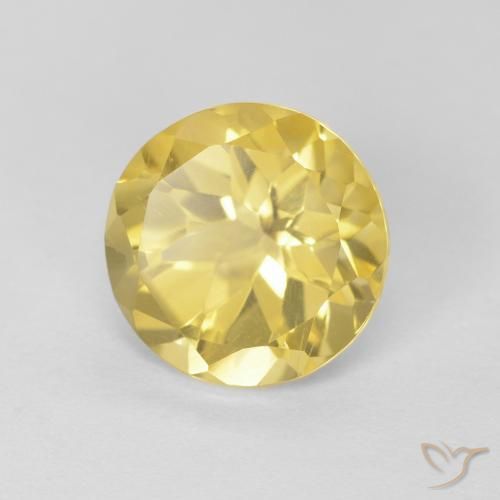Citrine Jaune moyen naturelle Tour, 1.57 ct, VVS