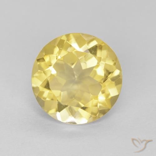 1.67ct Naturel Jaune Toscane Citrine, Tour, VVS