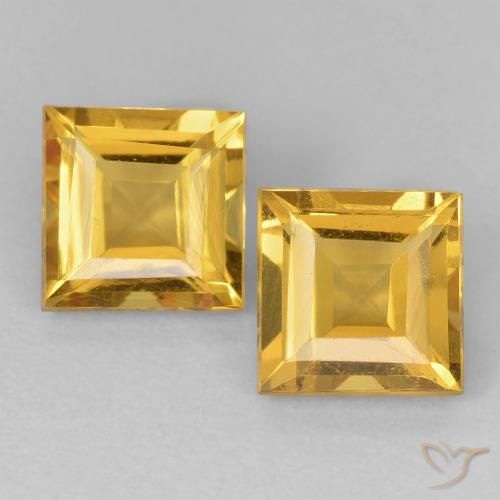 Shop natural 2.13ct Orange Doré Citrine gems, Carré, from Brésil at GemSelect. In stock, global shipping!