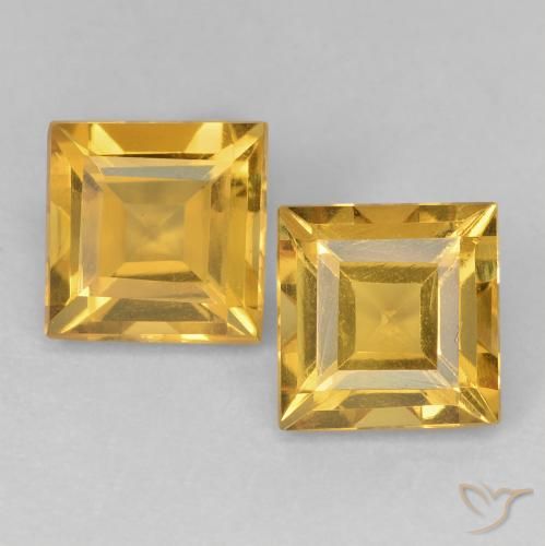 Shop natural 2.22ct Doré moyen Citrine gems, Carré, from Brésil at GemSelect. In stock, global shipping!