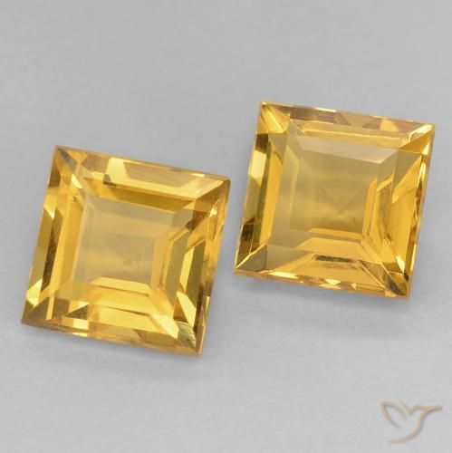 Shop natural 2.28ct Doré moyen Citrine gems, Carré, from Brésil at GemSelect. In stock, global shipping!