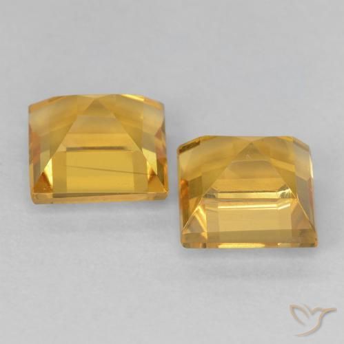Shop natural 2.28ct Doré moyen Citrine gems, Carré, from Brésil at GemSelect. In stock, global shipping!
