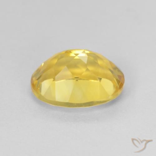 Citrine Orange Doré naturelle ovale, 1.93 ct, VVS-VS