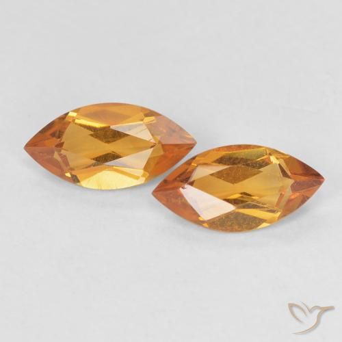 Shop natural 0.98ct Orange moyen Citrine gems, Marquise, from Brésil at GemSelect. In stock, global shipping!