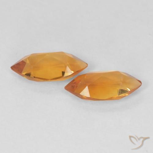 Shop natural 0.98ct Orange moyen Citrine gems, Marquise, from Brésil at GemSelect. In stock, global shipping!