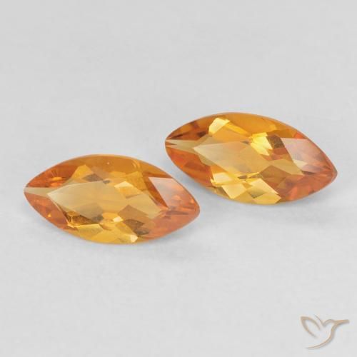 Shop natural 0.92ct Orange moyen Citrine gems, Marquise, from Brésil at GemSelect. In stock, global shipping!