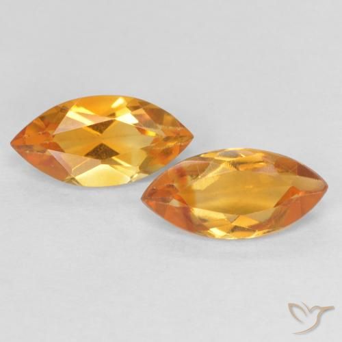 Shop natural 0.97ct Orange-or Citrine gems, Marquise, from Brésil at GemSelect. In stock, global shipping!