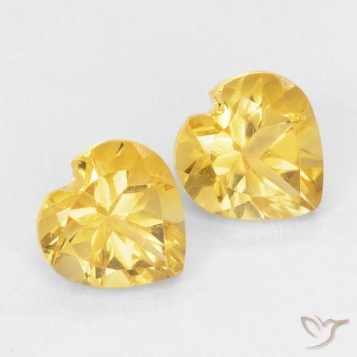 Shop natural 0.90ct Top Gold Citrine gems, Cœur, from Brésil at GemSelect. In stock, global shipping!