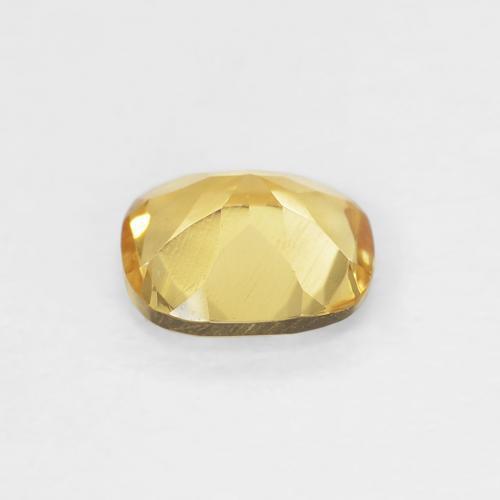 Citrine Jaune Toscane naturelle Coussin, 0.37 ct, VVS
