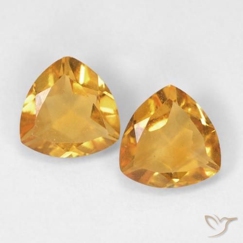 Shop natural 1.27ct Medium Light-Golden Citrine gems, Trillion, from Brésil at GemSelect. In stock, global shipping!