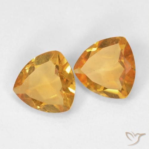 Shop natural 1.27ct Medium Light-Golden Citrine gems, Trillion, from Brésil at GemSelect. In stock, global shipping!