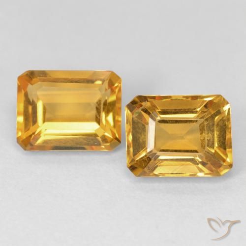 Shop natural 3.22ct Doré Citrine gems, Octogone / coupe Émeraude, from Brésil at GemSelect. In stock, global shipping!