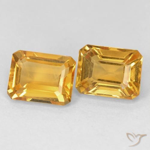 Shop natural 3.22ct Doré Citrine gems, Octogone / coupe Émeraude, from Brésil at GemSelect. In stock, global shipping!