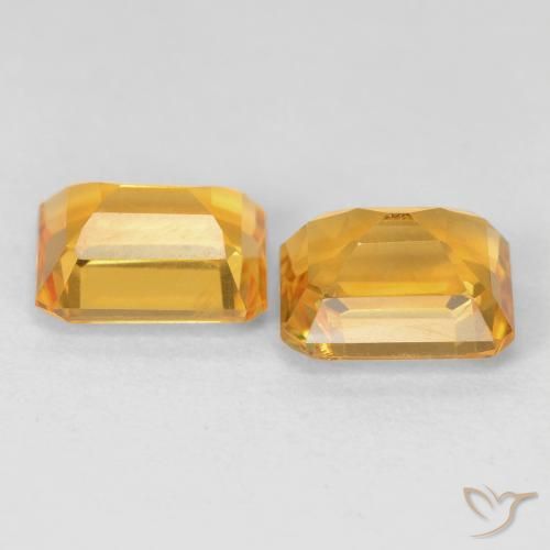 Shop natural 3.22ct Doré Citrine gems, Octogone / coupe Émeraude, from Brésil at GemSelect. In stock, global shipping!