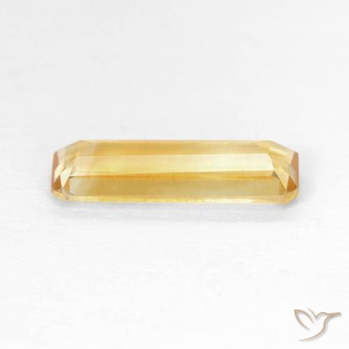 Citrine Medium Dark-Golden naturelle Octogone / coupe Émeraude, 1.14 ct, VVS-VS