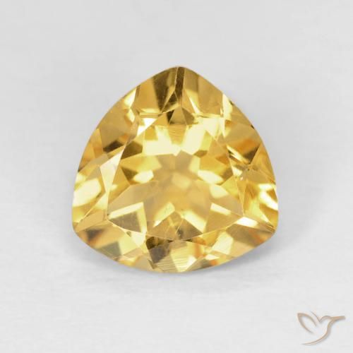 1.58ct Naturel Top Gold Citrine, Trillion, VVS-VS